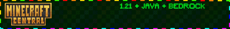 Minecraft Central Minecraft prison server banner - play.mccentral.org